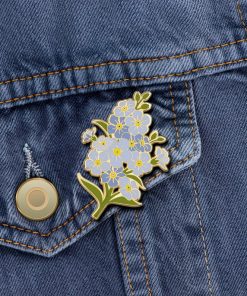 Forget me not Flower Lapel Pin Flower Lover Gift